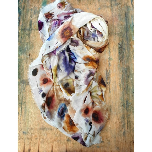 Faliero Sarti kašmyro vilnos, modalo ir viskozės skara